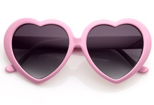 Óculos Heart Pink