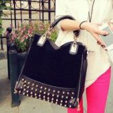 Bolsa Punk Spikes Black